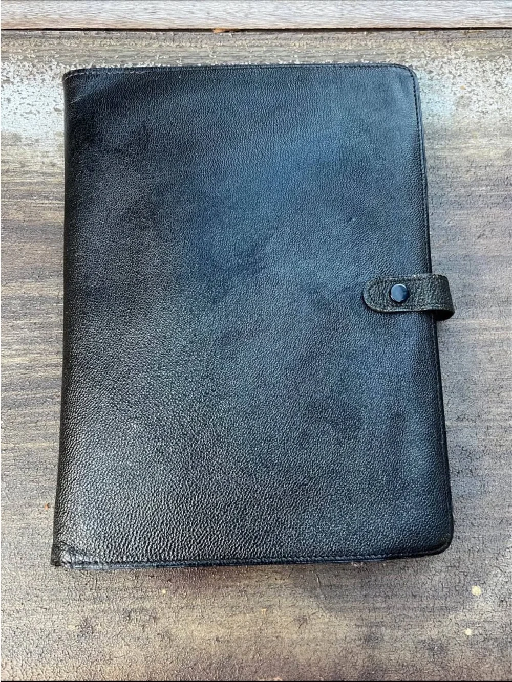 Vintage Leather Travel Organizer with Dictionaries